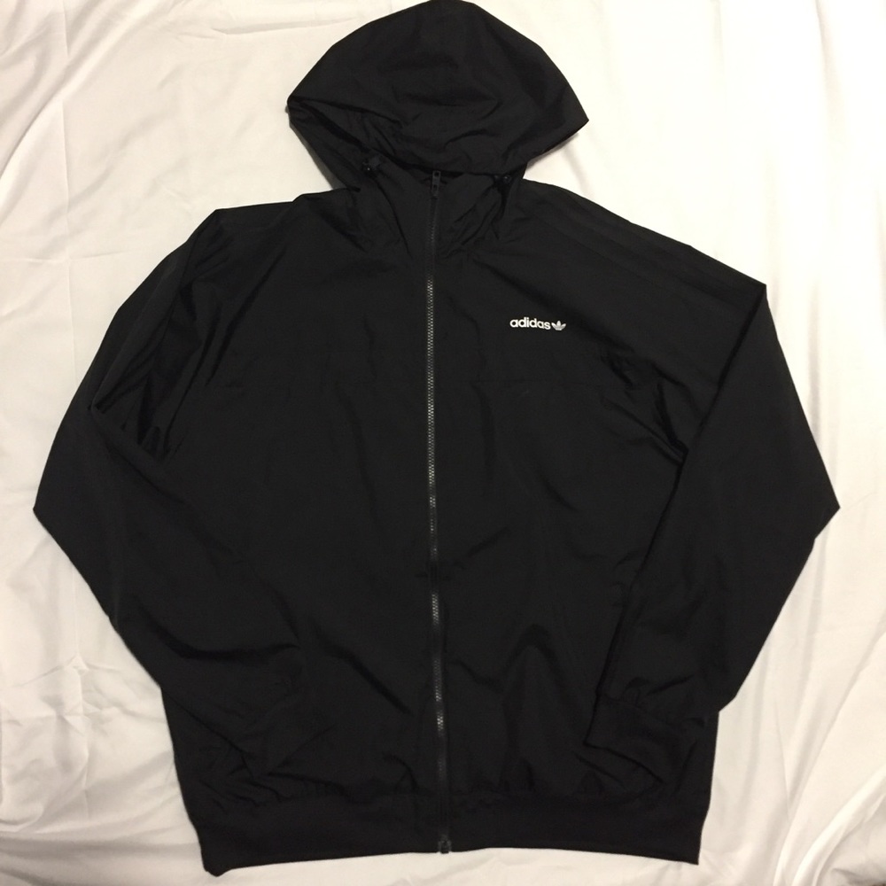 ADIDAS ORIGINALS ZIP-UP HOODED JACKET